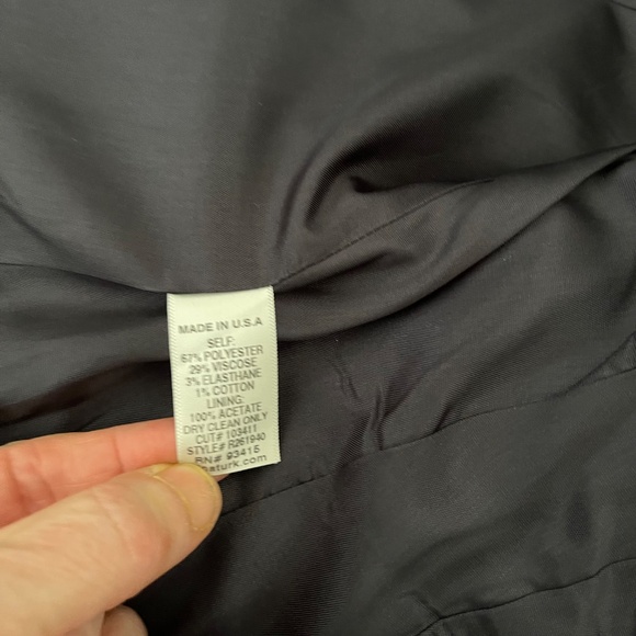 Trina Turk Pinstripe Blazer & Shorts Suit Set Made in USA Size 8 6 - Picture 9 of 16